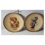 2 Hummel collector plates