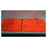 Four Browning blaze orange hunting vests.