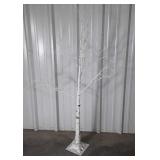 Home decor tree, white tree branch tree lighted