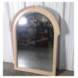 Maple arched top design framed Mirror 33x45"