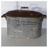 Early Galvanized Canning Boiler