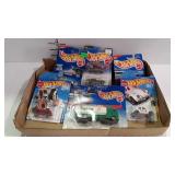 7 Hot Wheels carded cars