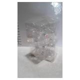 20 clear plastic Christmas bulbs to decorate