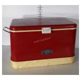 Thermos brand Red Vintage Cooler, used yet still