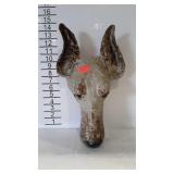 Pottery dog head