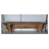 Early Yellow pine 48" Wall shelf