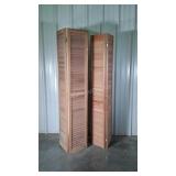Two Bifold Louvered Closet Doors
