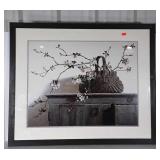 Framed Wall Picture Print. Country Furniture with