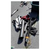 Two electric blowers shop vac duster bags