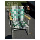 Two folding chairs