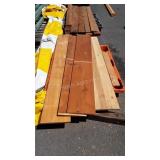 Four pine boards, 11x76"