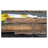 Three Barn Board Planks, rough cut lumber, one is