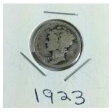 1923 Mercury Dime