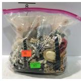 Gallon bag of costume jewelry