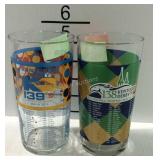 Two Kentucky Derby glasses 2012 and 2013
