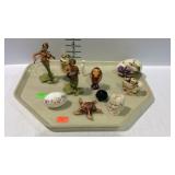 Tray of figurines