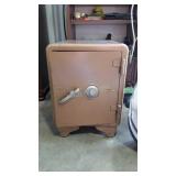 Sentry Safe. Older Personal Safe on steel wheels,