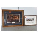 Two framed Wall Prints, If Houses Could Talk,