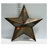 3D wall hanging star. 20" across.