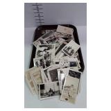 Assorted black & white photos