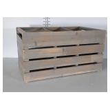 Home decor Wooden Crate with dividers