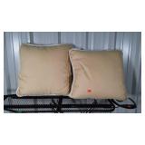 Pair of home decor 22" Pillows, clean like