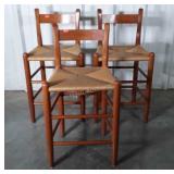 Clore Counter Stools, three matched stools with