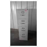 Hon 4 Drawer letter size File Cabinet unlocked No