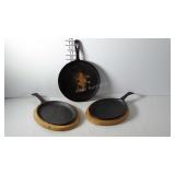 Cast iron - 1 no name #8 round griddle with heat
