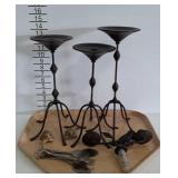 Home decor- trio of metalwork