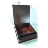Portable slant top desk, 11" wide