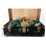 Footlocker Trunk filled with Fishnet glass