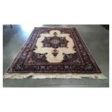 Rug, pure wool hand made Carpet, 6.1 x 9.5feet