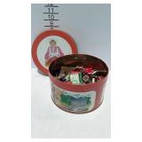 Matchbook collection in a tin