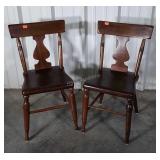 Pair of Chairs. Nice early plank bottom side