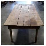Look Here Folks. A great Primitive Farm Table, 3