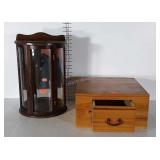 Pine single drawer File type Cabinet box. Plus