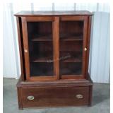 Bookcase Cabinet, mahogany Home Library style