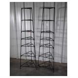 Two Iron Works Tower design Shelves, triangle