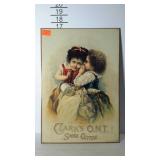 Tin sign - Clark