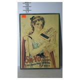 Tin sign - S-Yo Mint Jujubes, 11 x 16"