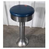 50s Diner Counter Stool, rotating 13" seat
