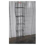 Iron Works CD or DVD Storage Rack, 6 shelves for