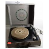 Portable table top record player, needs work