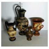 Decor pottery pitchers & vases - Greek & Roman