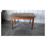 Early Library style Table solid condition in used