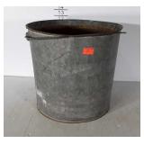 Early Galvanized Handle Bucket