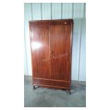 Keystone Cabinet Co. Mahogany Wardrobe.