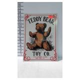 Tin sign - Teddy Bear Toy Co. - 10 x 14
