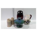Home decor pottery - pitcher, double handled vase,